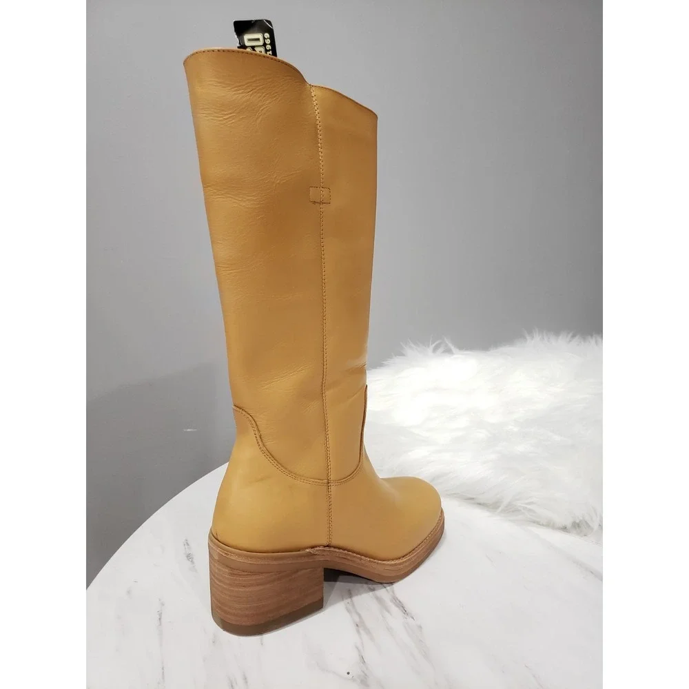 NEW SIZE 8 Dingo Women's Vagabond Leather Western Boots Pull On Plantain